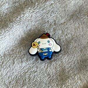 White and Blue Cinnamoroll Jibbitz Croc Charms